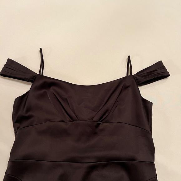 David Meister Cold Shoulder Cocktail Dress Black Sz14 - Picture 12 of 14